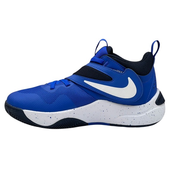 Nike Team Hustle Youth Boys Slip-on Athletic Sneakers Size 6Y Royal Blue-White - Picture 5 of 14